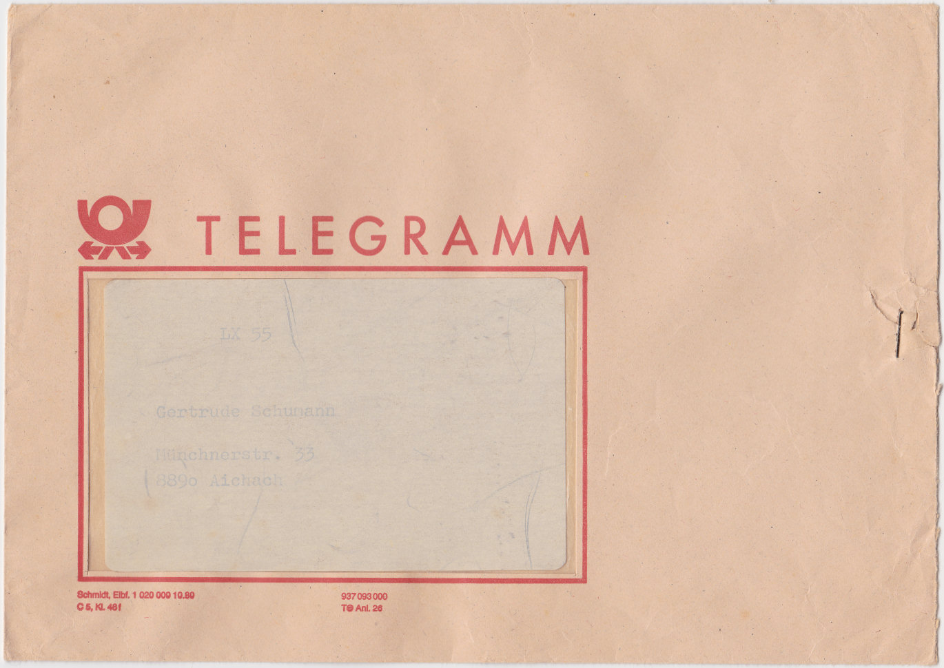 Germany Envelope - October 1980