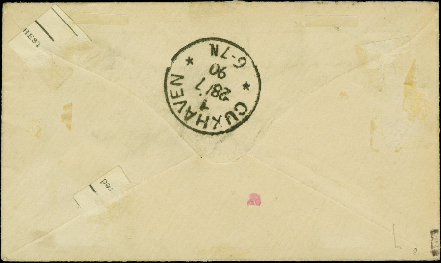 Heligoland 28/7/1890 back