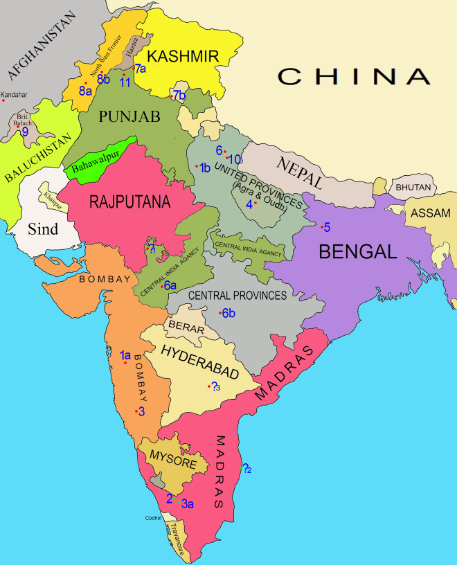 India - CAND locations