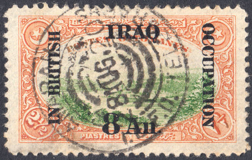 Telegraph 1920 cancel on 8An Iraq
