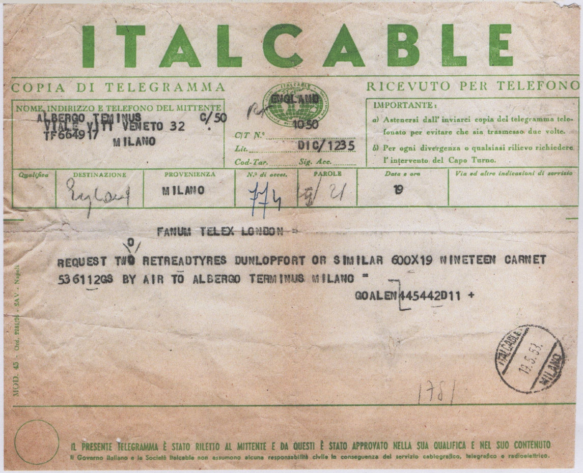 ItalCable - 1953