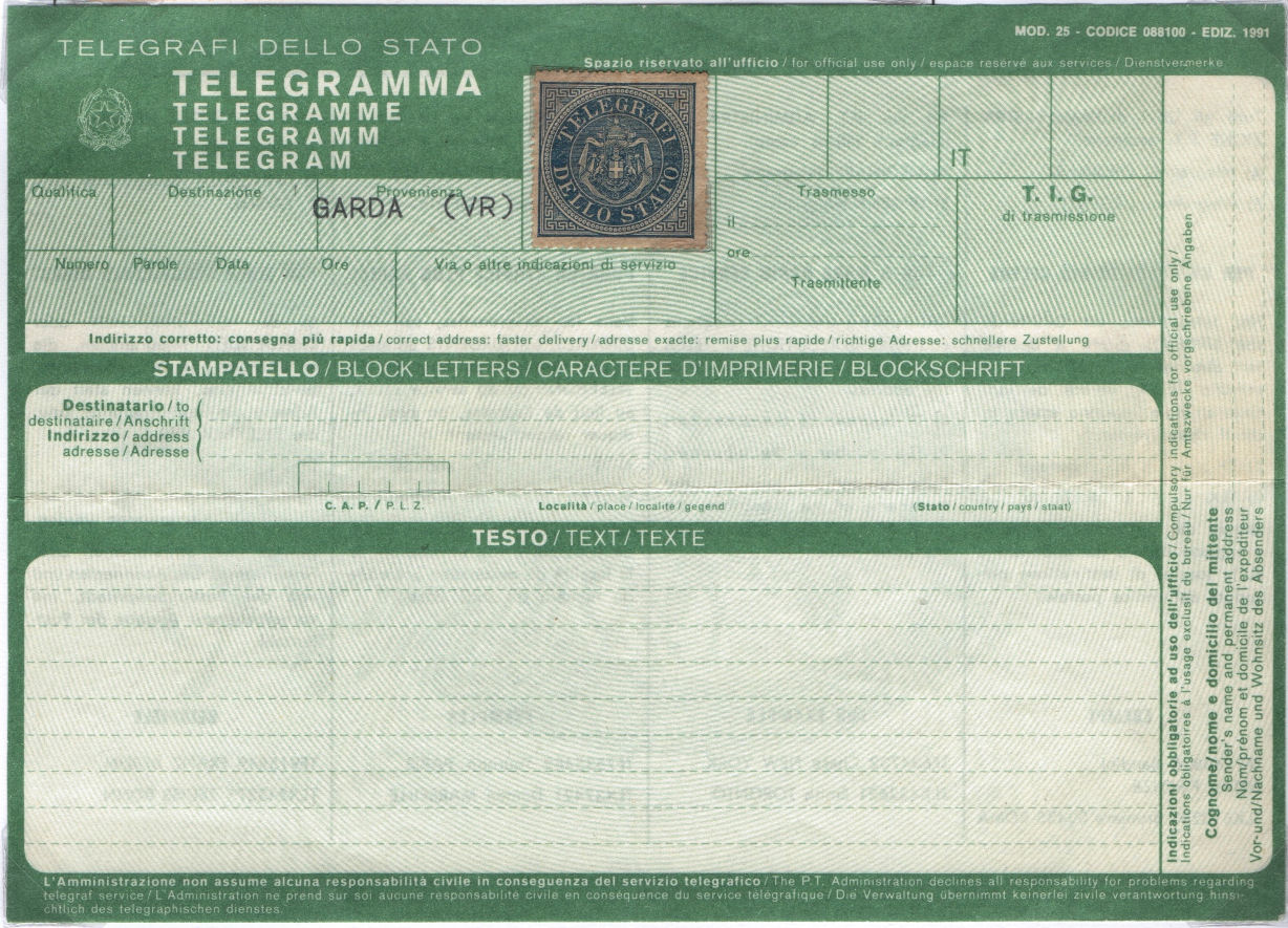 State Telegram - 1991, 