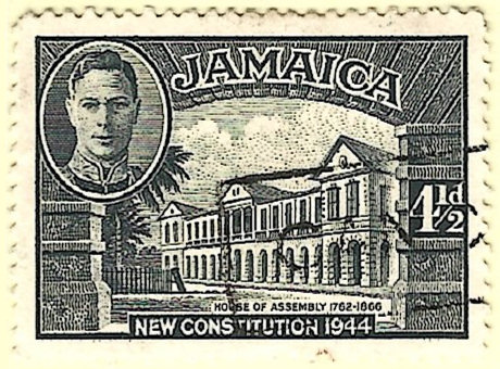 Telegraph KGVI, 1945-6, 4½d - 12mm