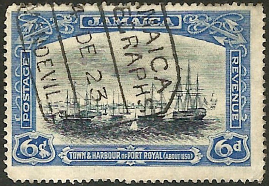 Telegraphically used 6d