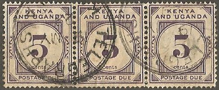 Kenya & Uganda postage dues
