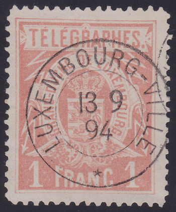 Luxembourg 1F of 1894
