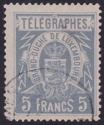Luxembourg 5F used