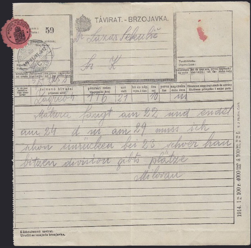 1914 bilingual T.J.Pfeiffer Form