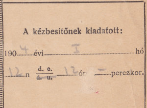 1903 instruction box