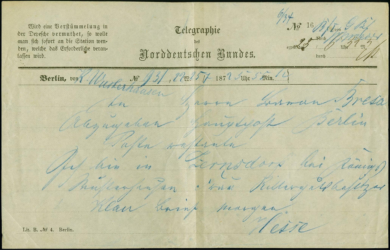 North German Confederation 1872