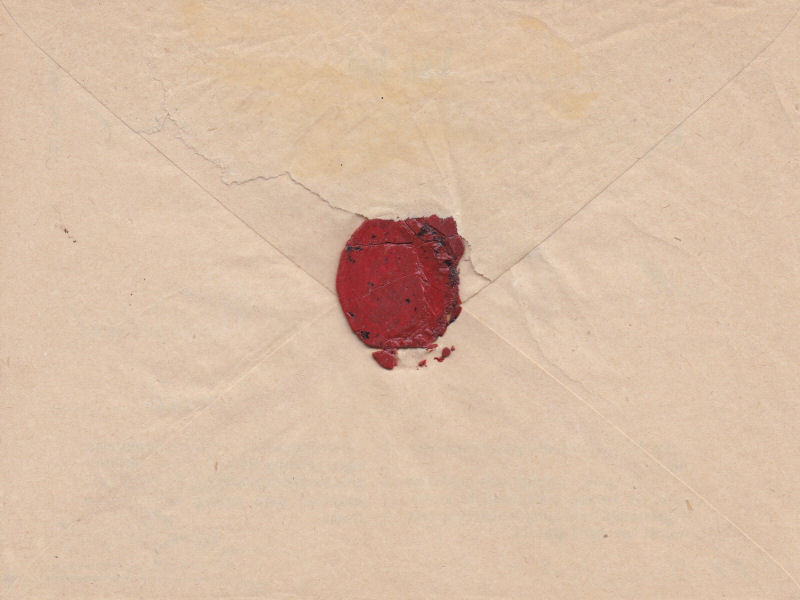 Model 8, envelope back
