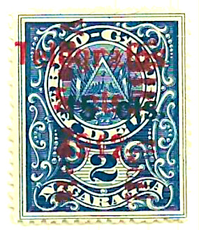 Railway stamp overprints