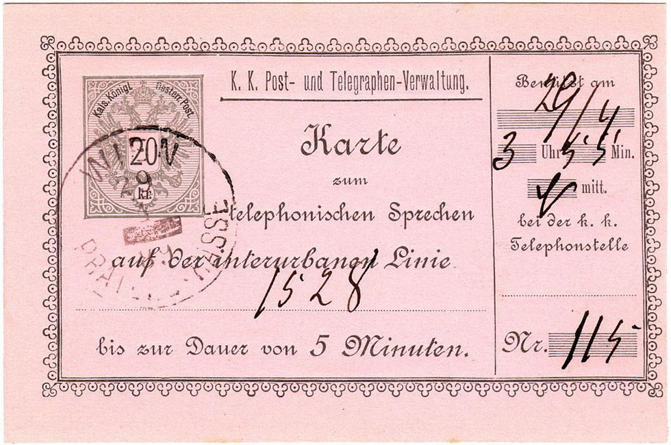 Austrian Telephone card 20k