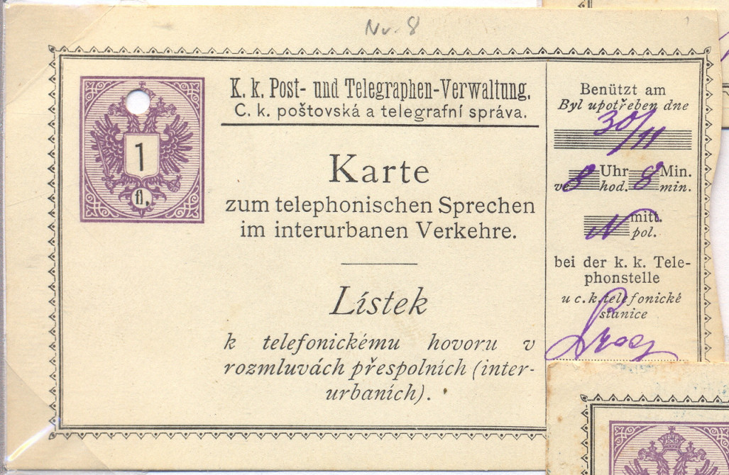 Austrian Telephone card 1fl
