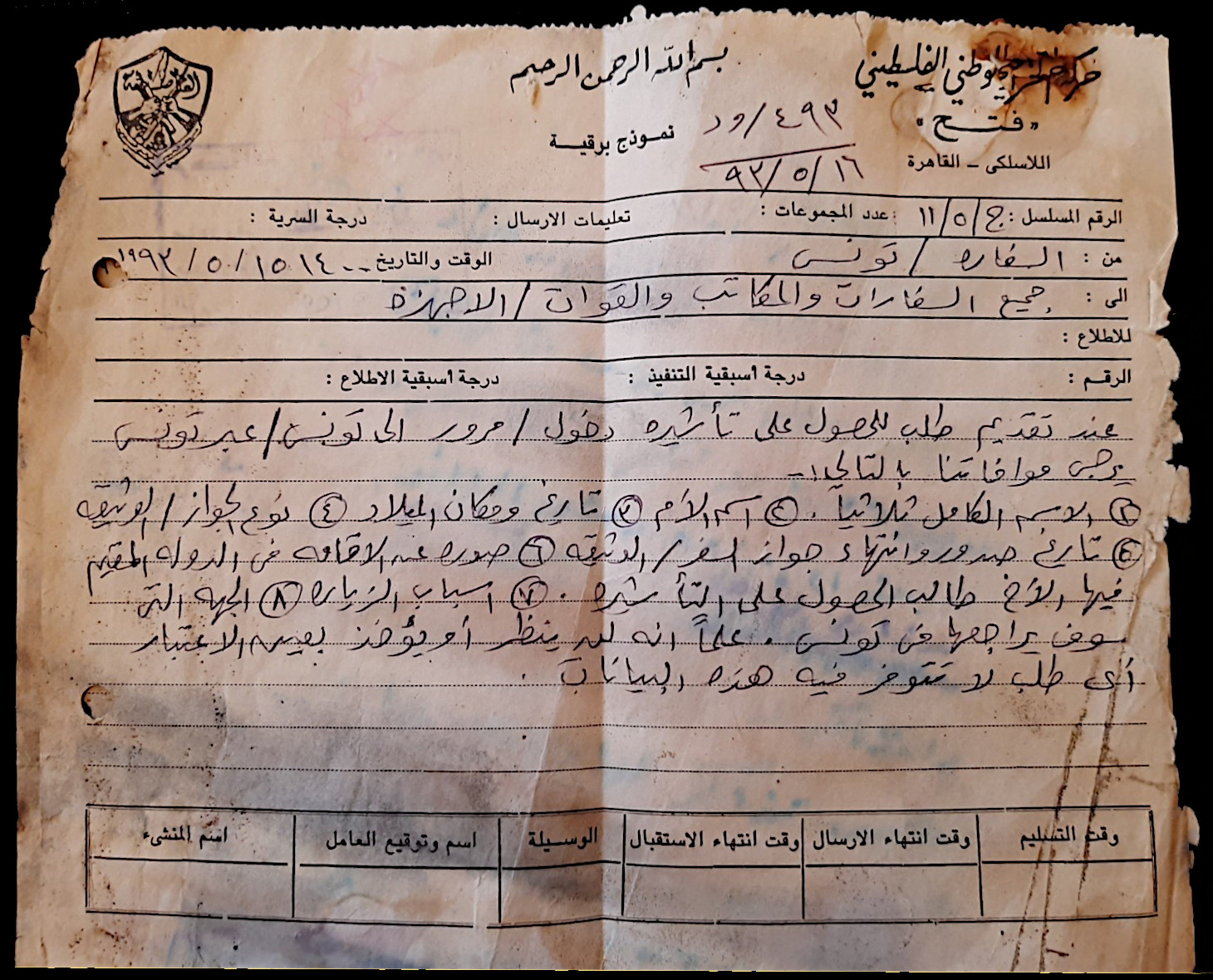 Telegram - 1991