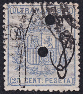 1875 Ultramar overprint - b
