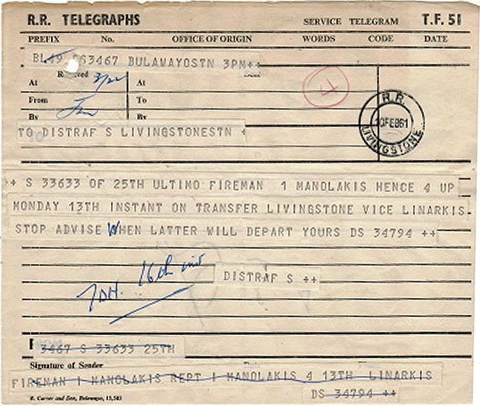 Rail Road Telegraphs TF.51 - 1961