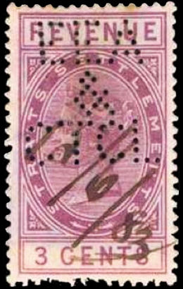 EEA & CTCL Perfin - 1883