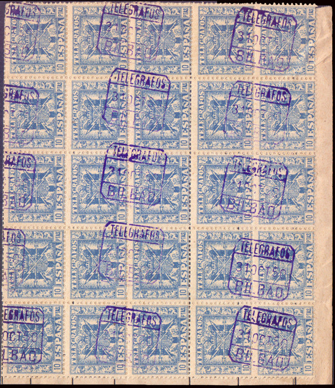 1950 Bilbao-10P blk of 25