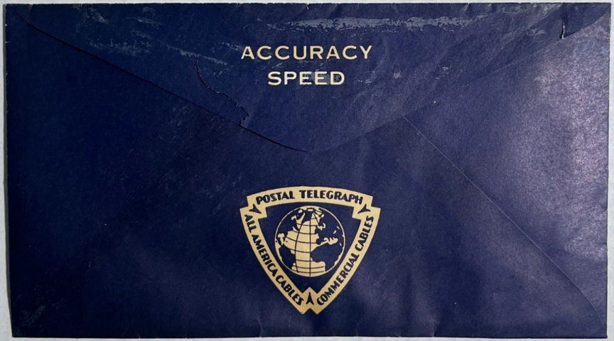 1934 envelope - back