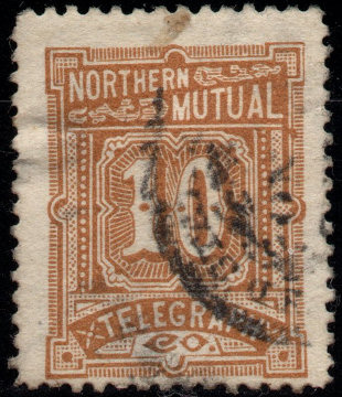 USA Northern Mutual 10c used - front