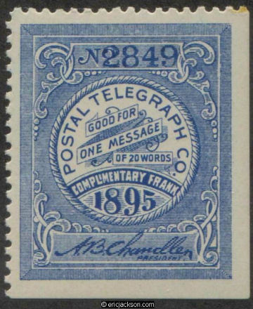 USA Postal Tel-Cable 1895 RH17-2849