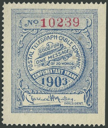 USA Postal Tel-Cable 1903,H28 - 10239