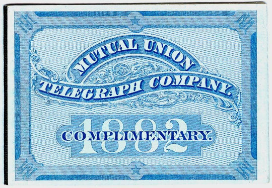 USA Mutual 1882 Union Booklet