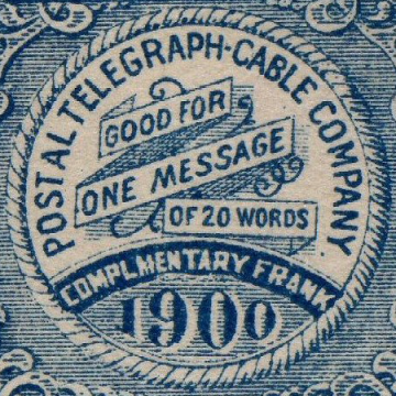 USA Postal centers 1900 - 1st
