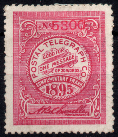 USA Postal Tel-Cable 1895 Frank - 5300