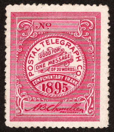 USA Postal Tel-Cable 1895 Frank - RH18a