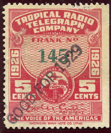Tropical Radio 5c - 1929