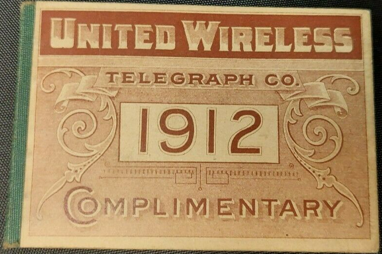 United Wireless 1912 booklet - a