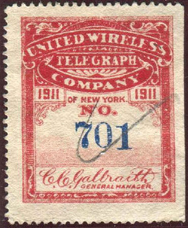 United Wireless 1911- Galbraith