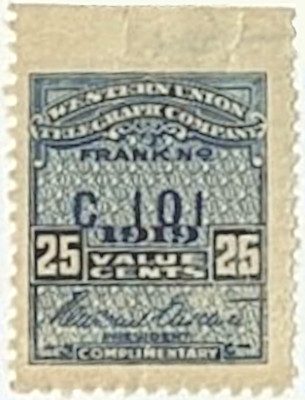 Western Union 1919, RH61 - C101