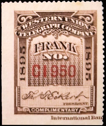 Western Union 1895 C1731
