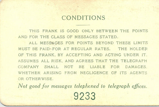1917 Charge Card, 298R - back