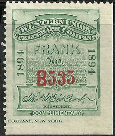Western Union 1894 - B535