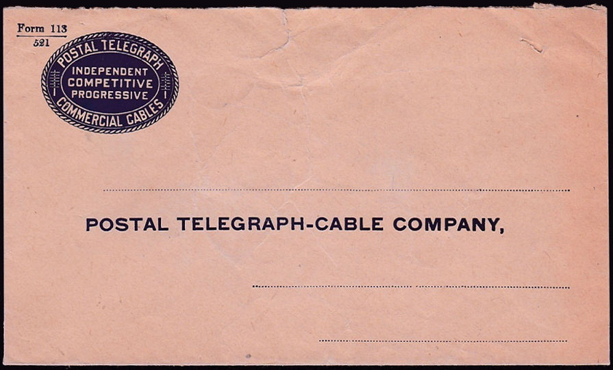 113/521 Envelope  front
