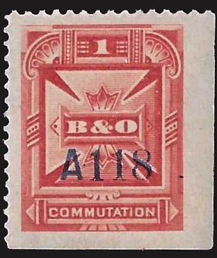 USA B&O Prepayment RH5b letter A