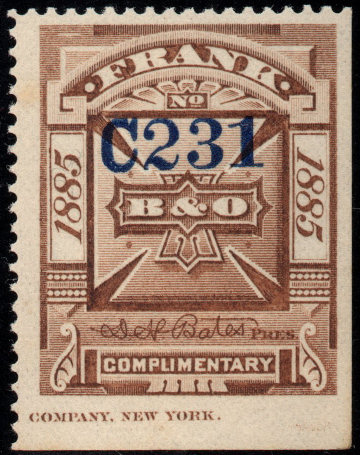 USA B&O Frank 1885