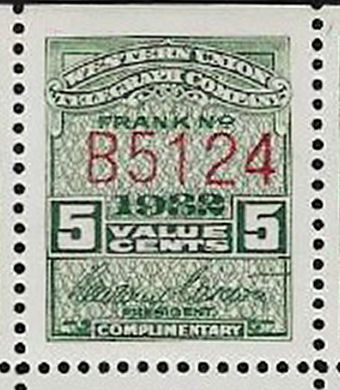 Western Union 1932 5c - B5124