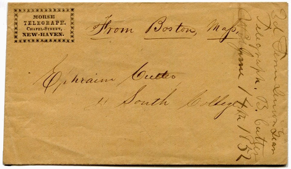 New Haven Envelope 1852