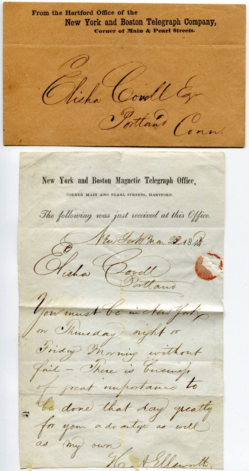 NY & Boston Telegram - 1848 - a
