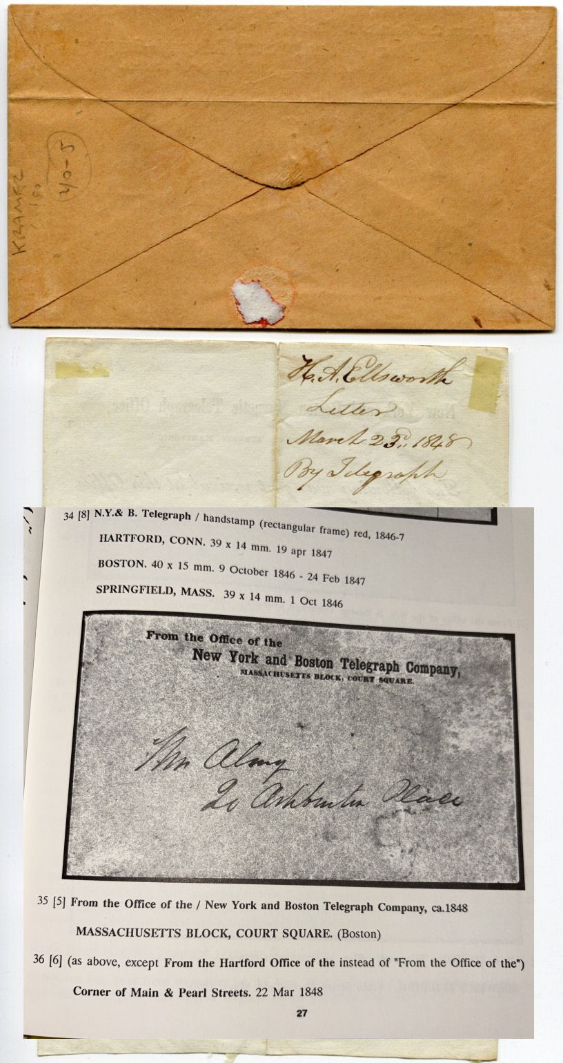 NY & Boston Telegram - 1848 - b