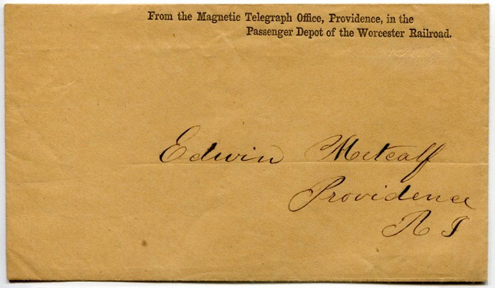 Washington City envelope of 1849