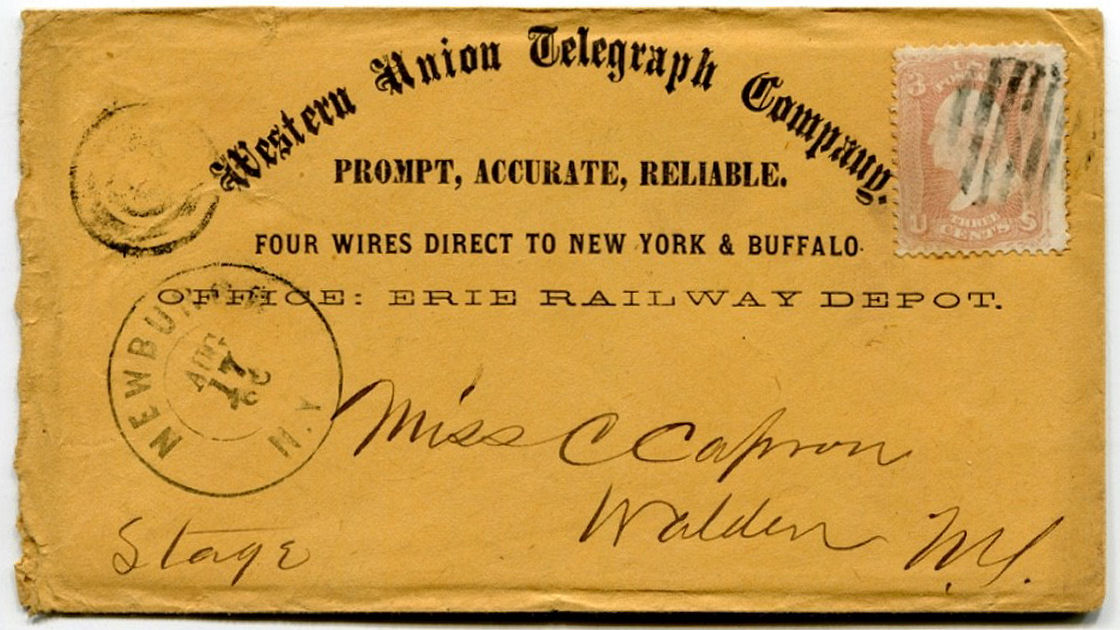 16 August 1866 - Envelope
