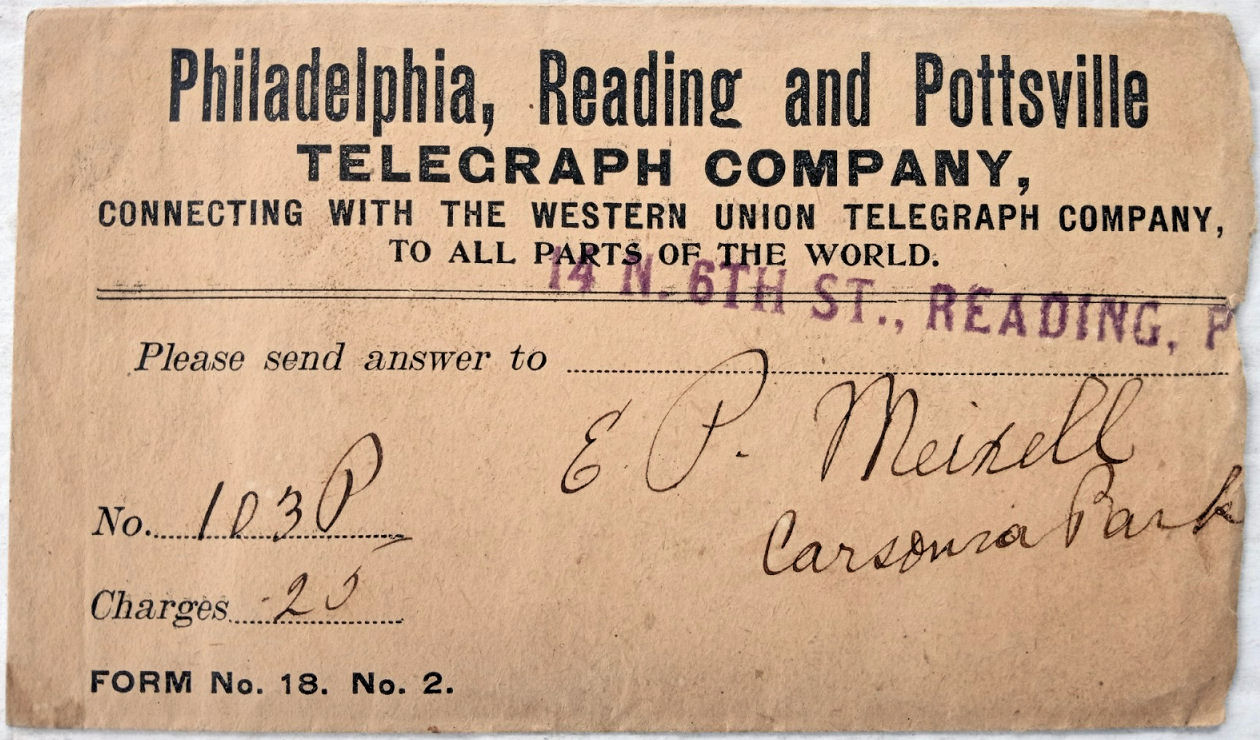 PRP - Telegram of 1906