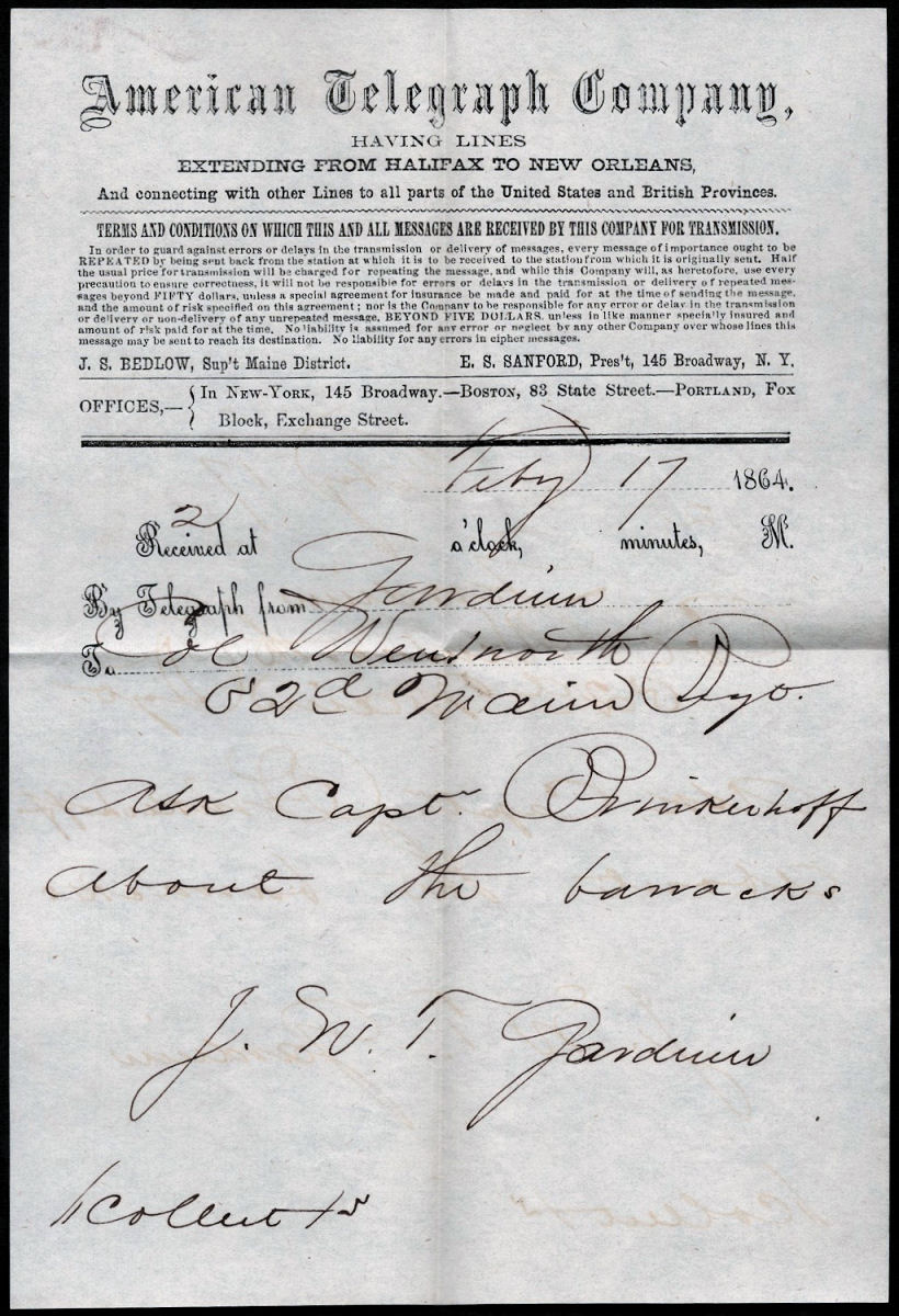American Telegraph Co. 1864