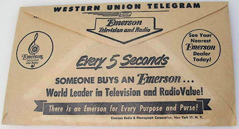 1952 Envelope - back
